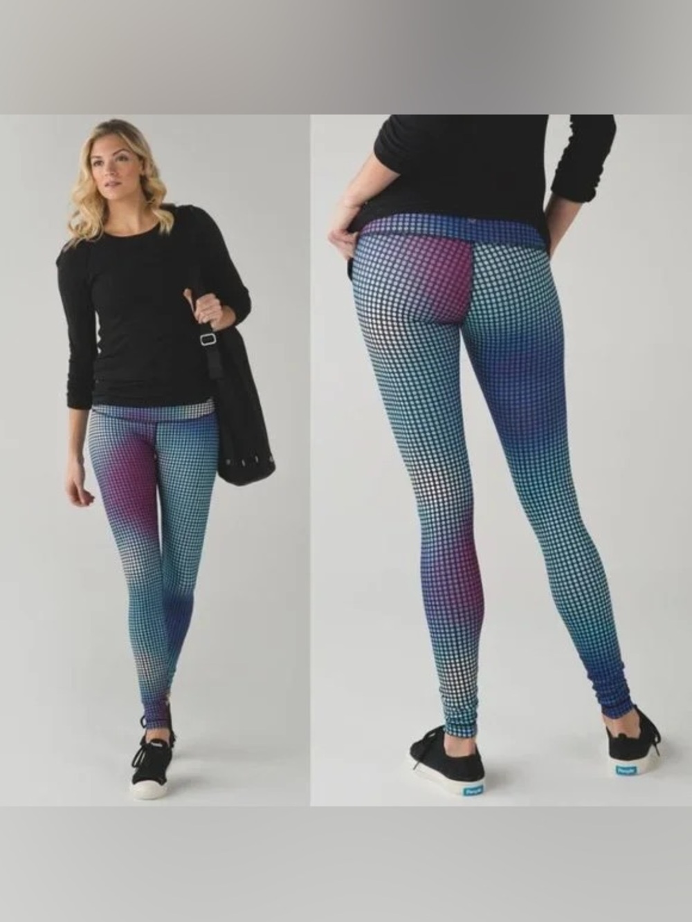 Lululemon 4 cosmic dot high rise 7/8 legging